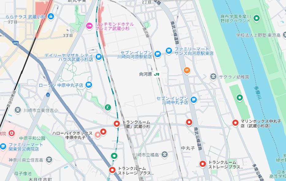 GoogleMAP-Nakamaruko
